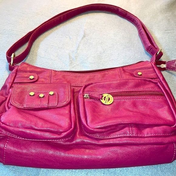 Travelon purse! EUC! Burgundy! 15”W and 9”high! - Picture 1 of 6